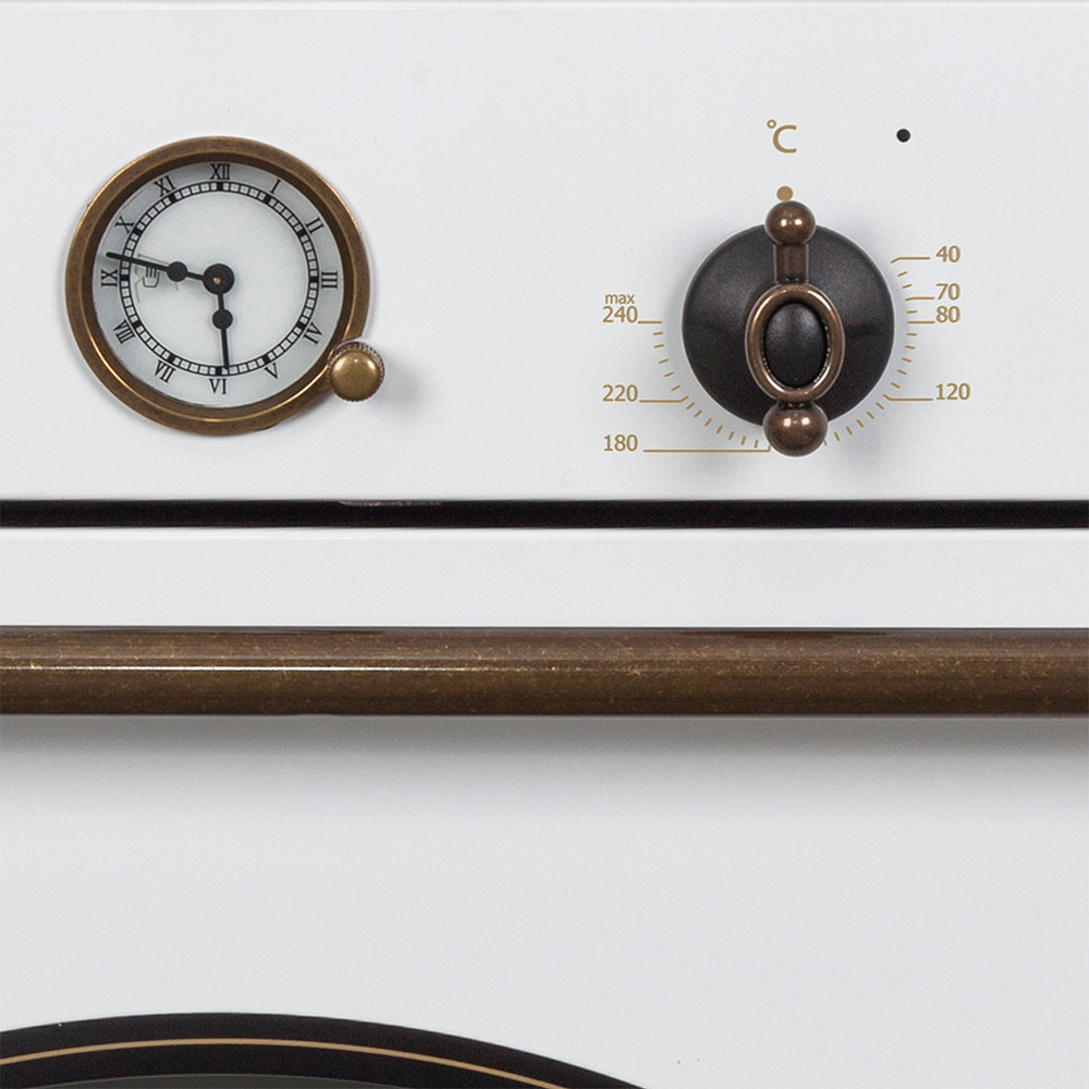 Horno CATA MRA 7108 WH, 60 cm, Blanco Rustico, Clase A, Estático, 60 l. Ref. 07035009. - Imagen 3