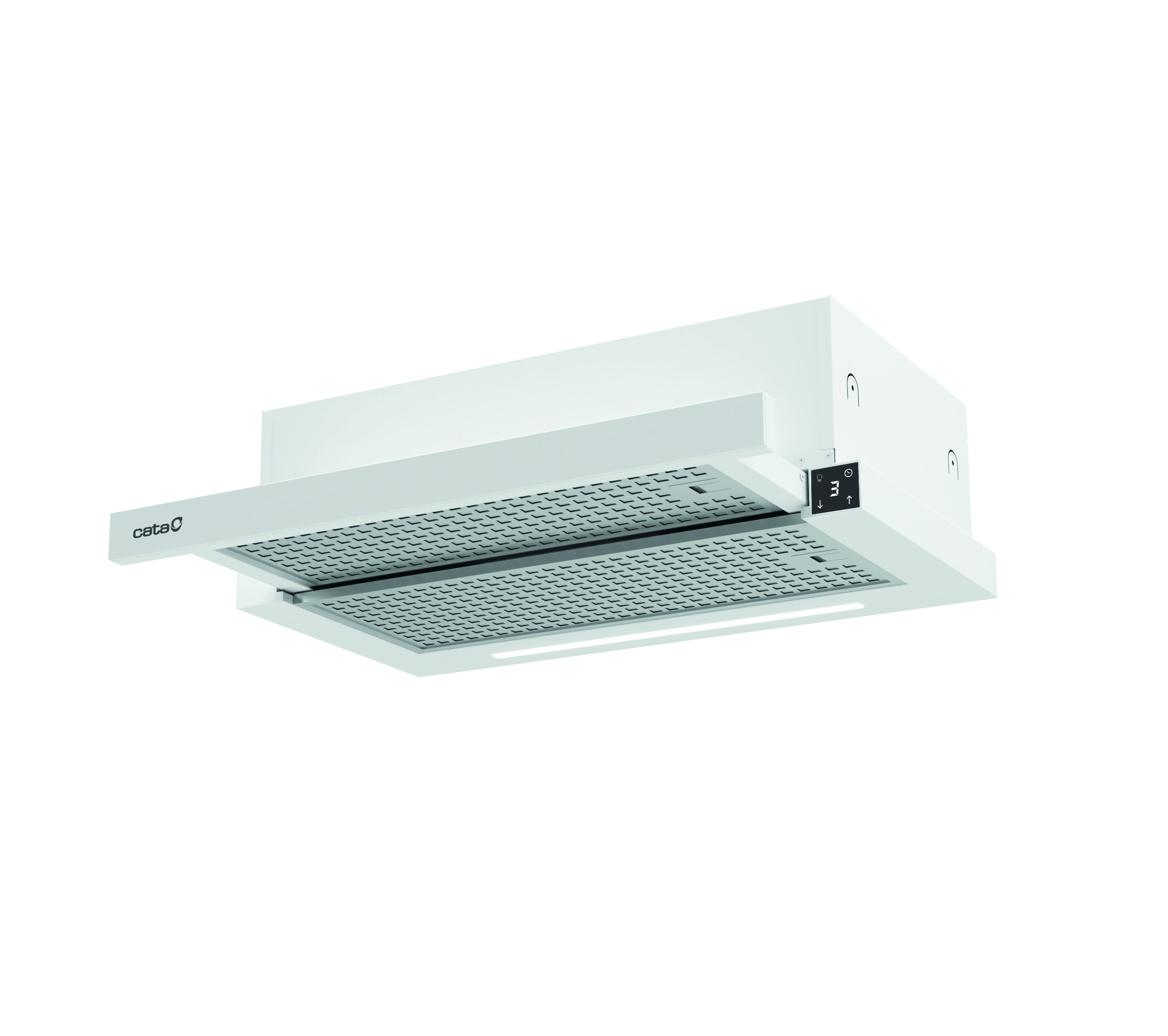 Campana Cata TFH 6430 GWH, Clase A+, 391,5 m3/h, Blanco, Telescópica - Imagen 2