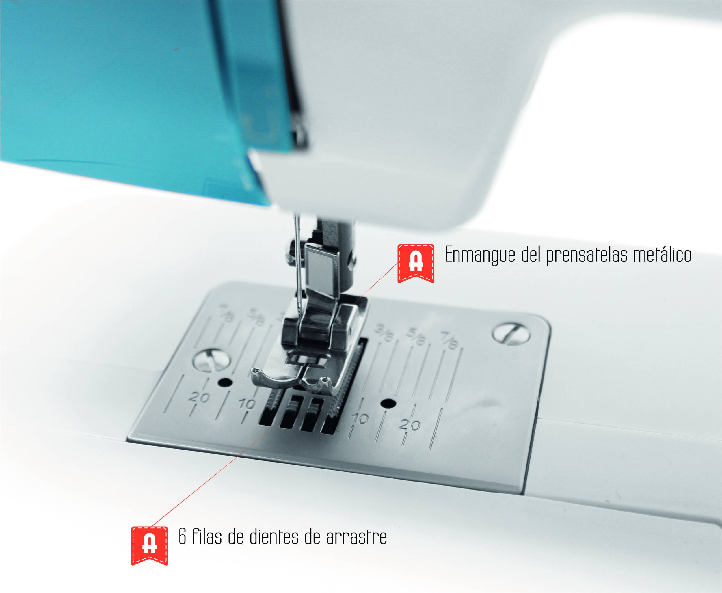 Máquina de Coser ALFA NEXT820+ ZigZag Brazo Libre - Imagen 4