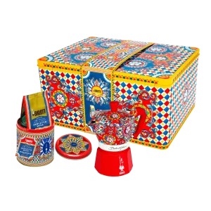 Cafetera BIALETTI Express Carretto Siciliano 3 tazas+Cafe Perfetto Moka Irresistibile  Dolce&Gabbana