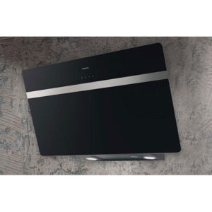 Campana MEPAMSA LINEA 90, 90 cm, Negro, Clase C, Decorativa