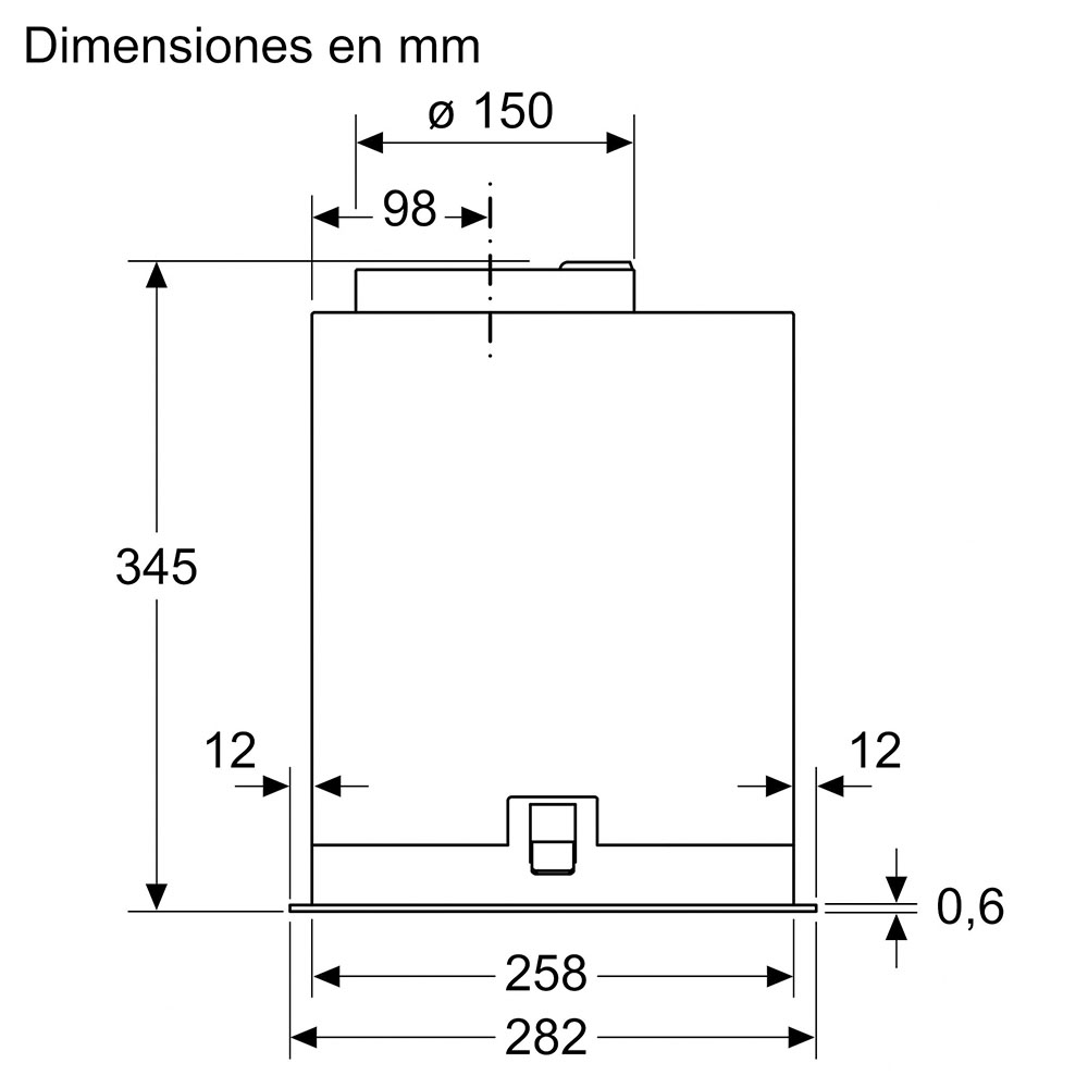 Campana BALAY 3BF356EX, 52 cm, Acero Inox, Clase B, Potencia Max. 740m3/h, Integrable. - Imagen 6