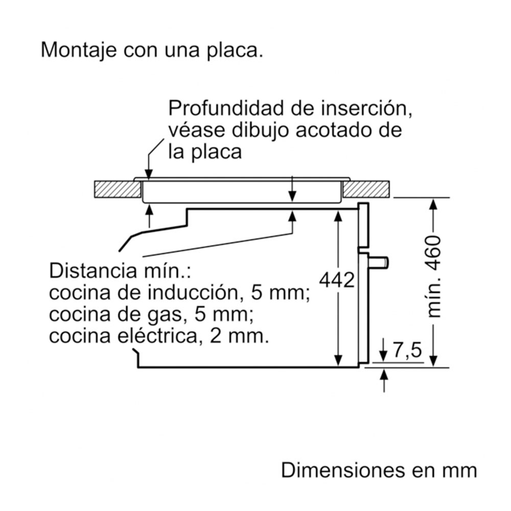 Horno compacto Balay 3CB4130X3, Acero inoxidable, 60X45, 47L, Clase A - Imagen 4
