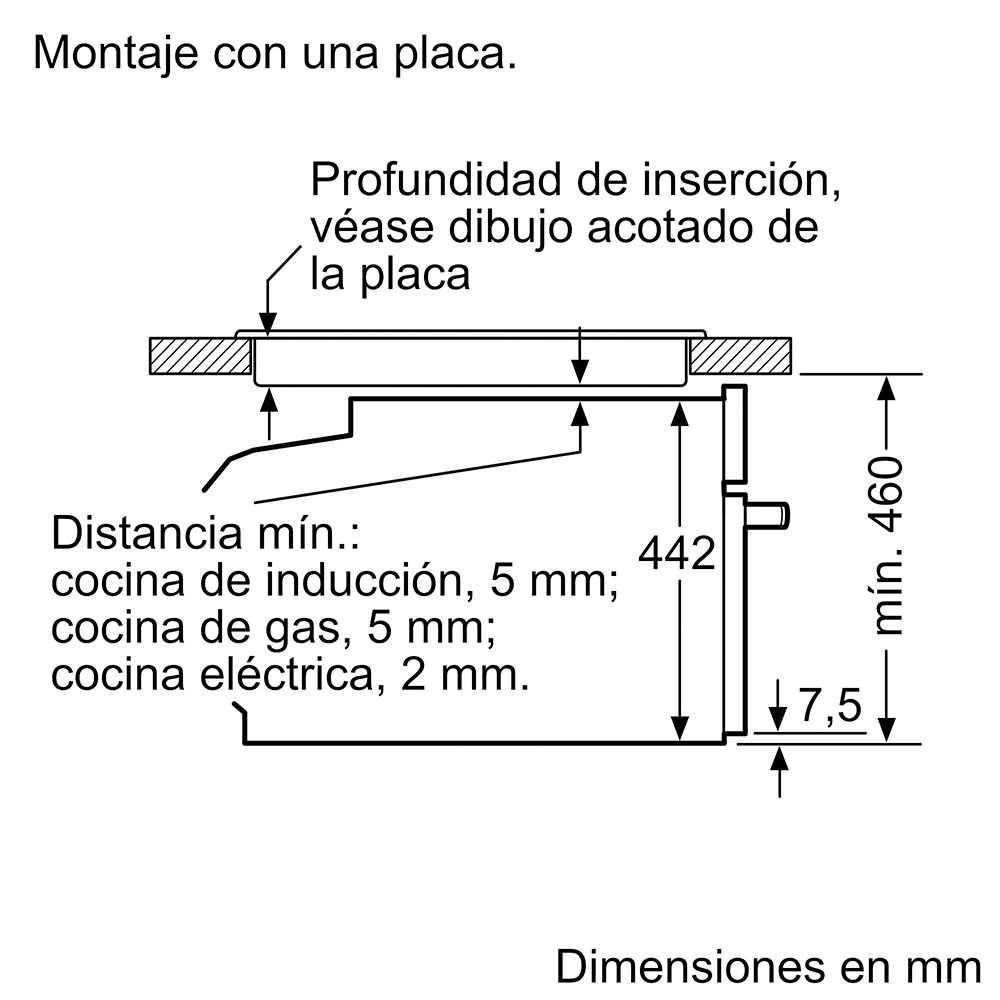 Horno compacto Pirolítico Balay 3CB4821G3, Grafito, 60X45, 47L. - Imagen 7