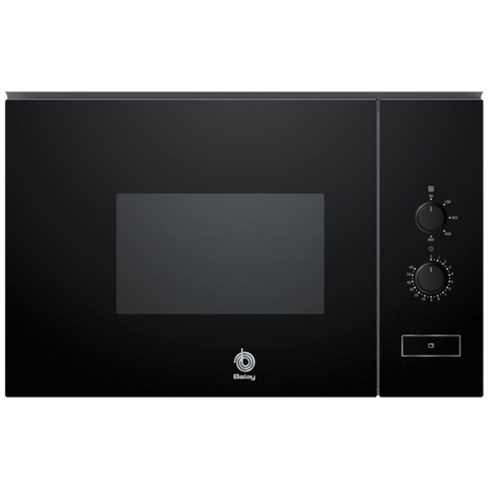 Microondas BALAY 3CP5002N3, 60x38 cm, cristal negro, Integrable, 20 l.