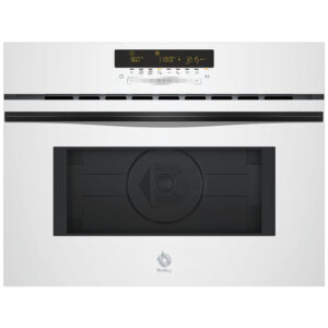 Horno compacto Balay 3CW5179B3, Asistente de limpieza Aqualisis, Cristal Blanco, 60X45, 44L.