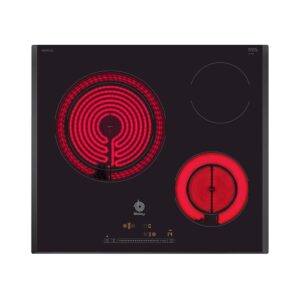 Placa BALAY 3EB765LQ, 60 cm, Negro, Vitrocerámica
