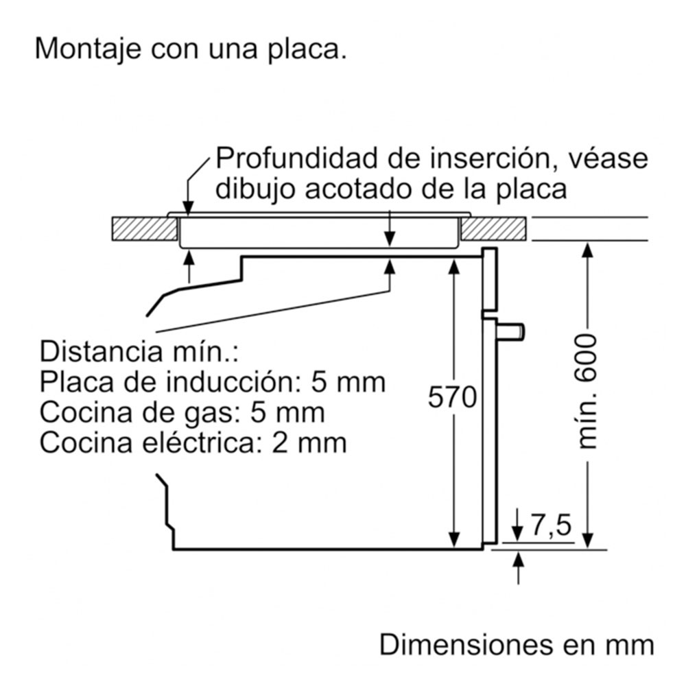 Horno BALAY 3HA5129B3 ,vapor, Cristal blanco, 71L, 60 x 60 cm, Clase A+ - Imagen 4