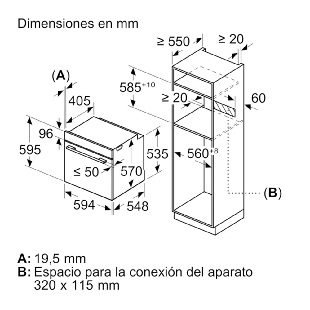 Horno BALAY 3HB4841X3, Inox, pirolítico, 71L, Clase A+ - Imagen 6