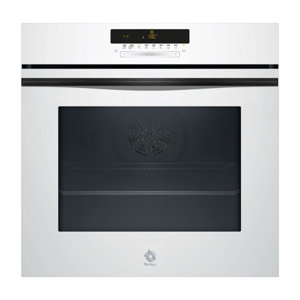 Horno BALAY 3HB5879B7, Pirolítico, Cristal blanco A+