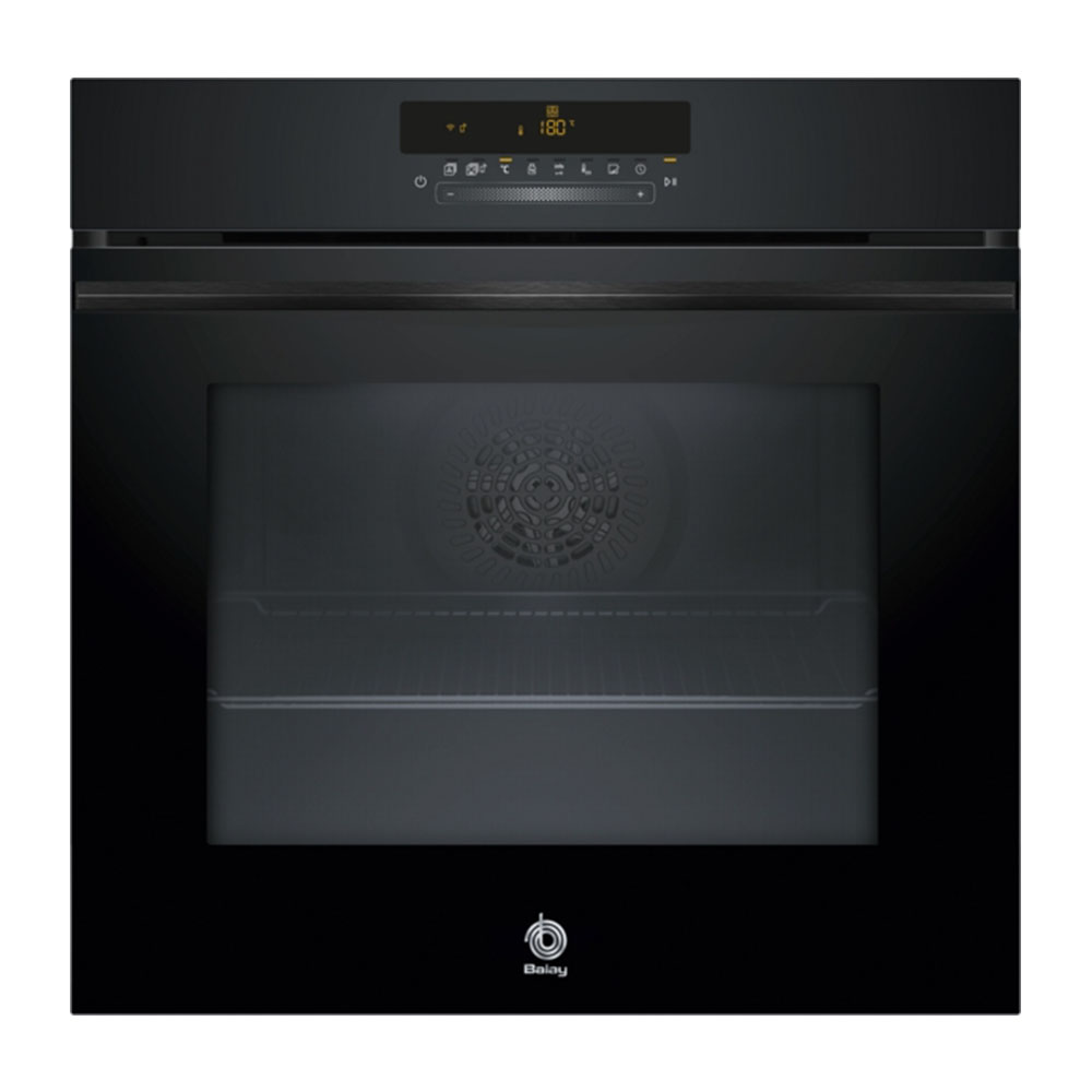 Horno BALAY 3HB5879N7, Cristal negro, pirolítico, Función Air Fry Clase A+