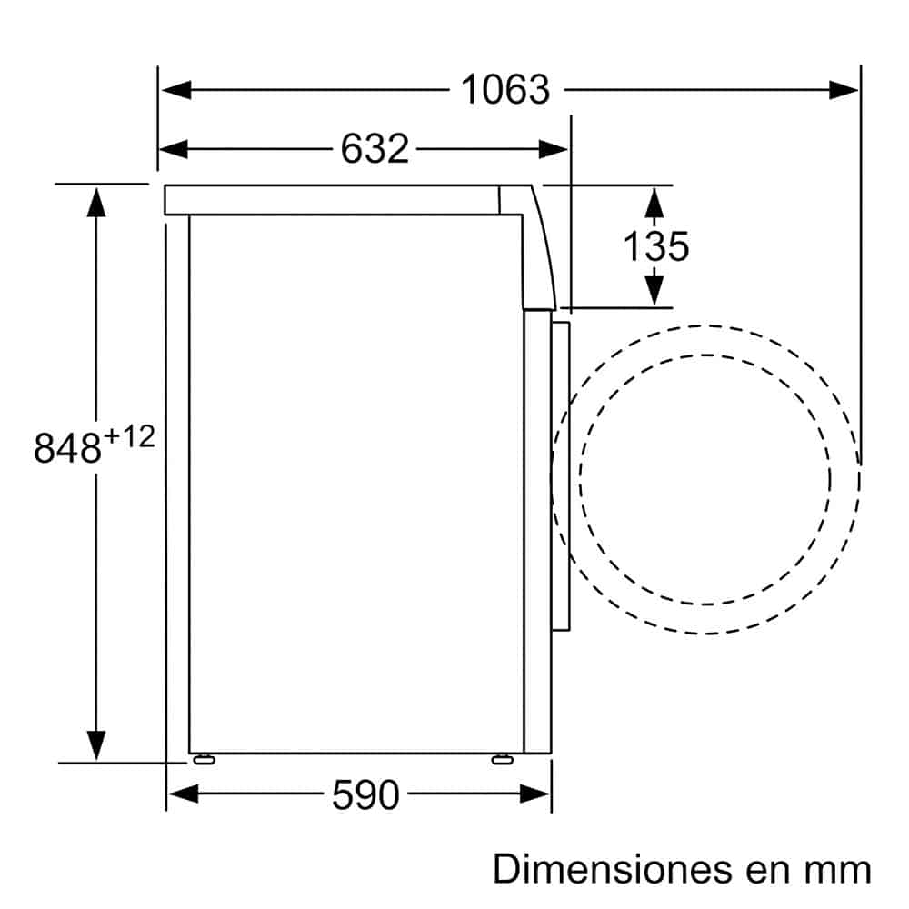 Lavadora BALAY 3TS273BA, Clase A, Blanco, 7 kg, 1200 rpm. - Imagen 5