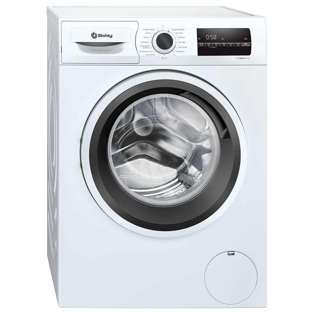 Lavadora BALAY 3TS282B, Clase A, Blanco, 8 kg, 1200 rpm.