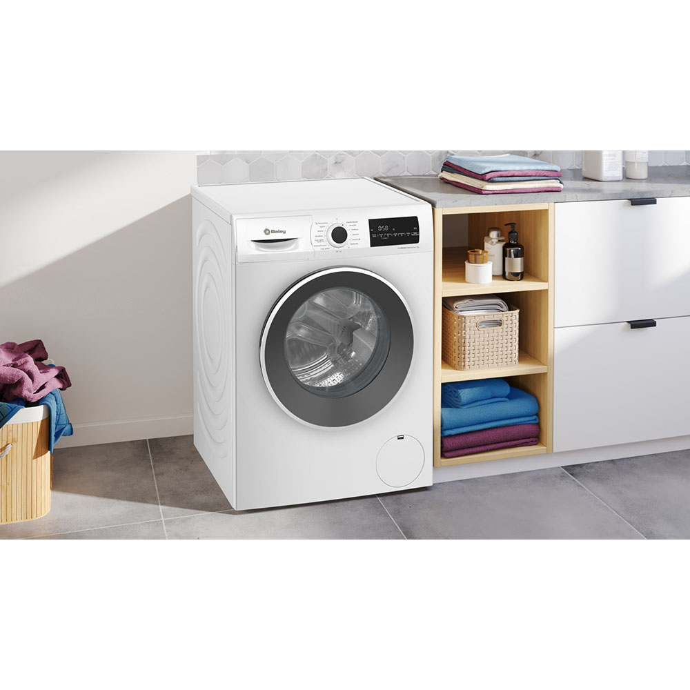 Lavadora BALAY 3TS385B, Clase A, Blanco, 8 kg, 1400 rpm. - Imagen 3