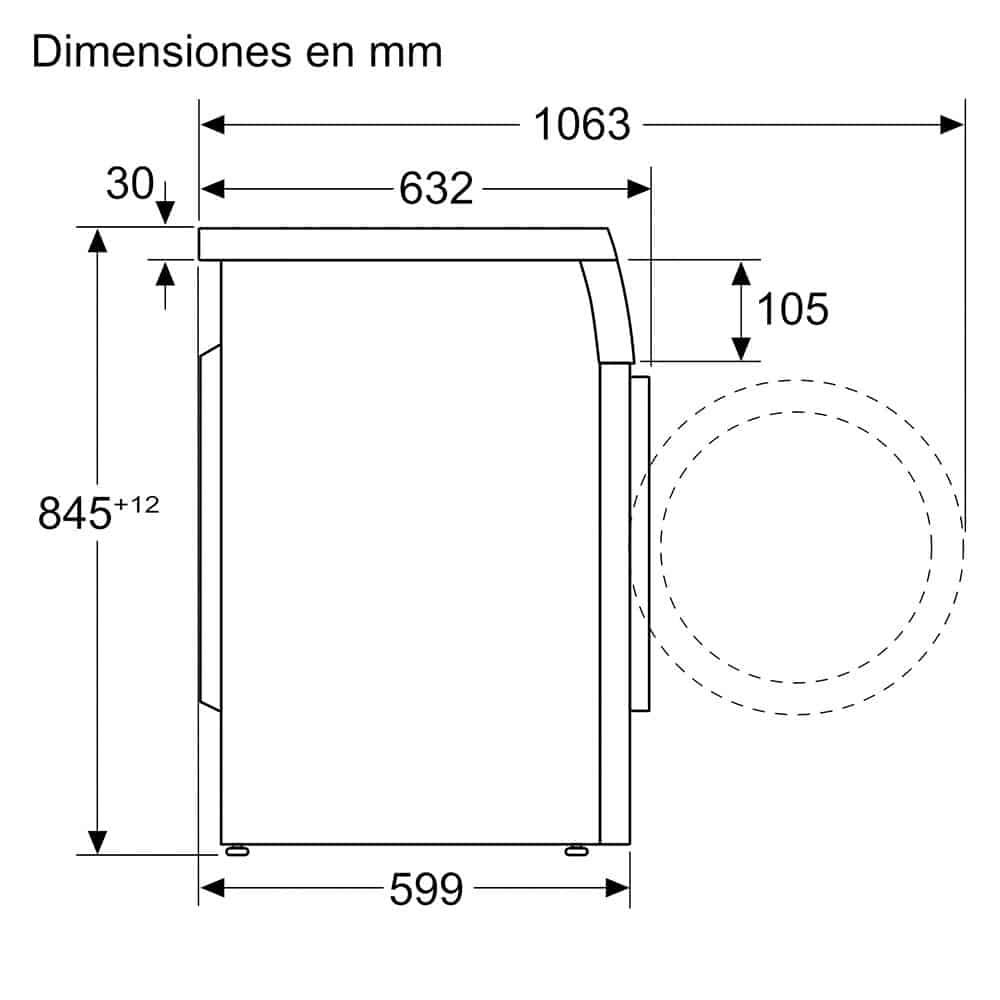 Lavadora BALAY 3TS993BP, Clase A, Blanco, 9 kg, 1200 rpm. - Imagen 5