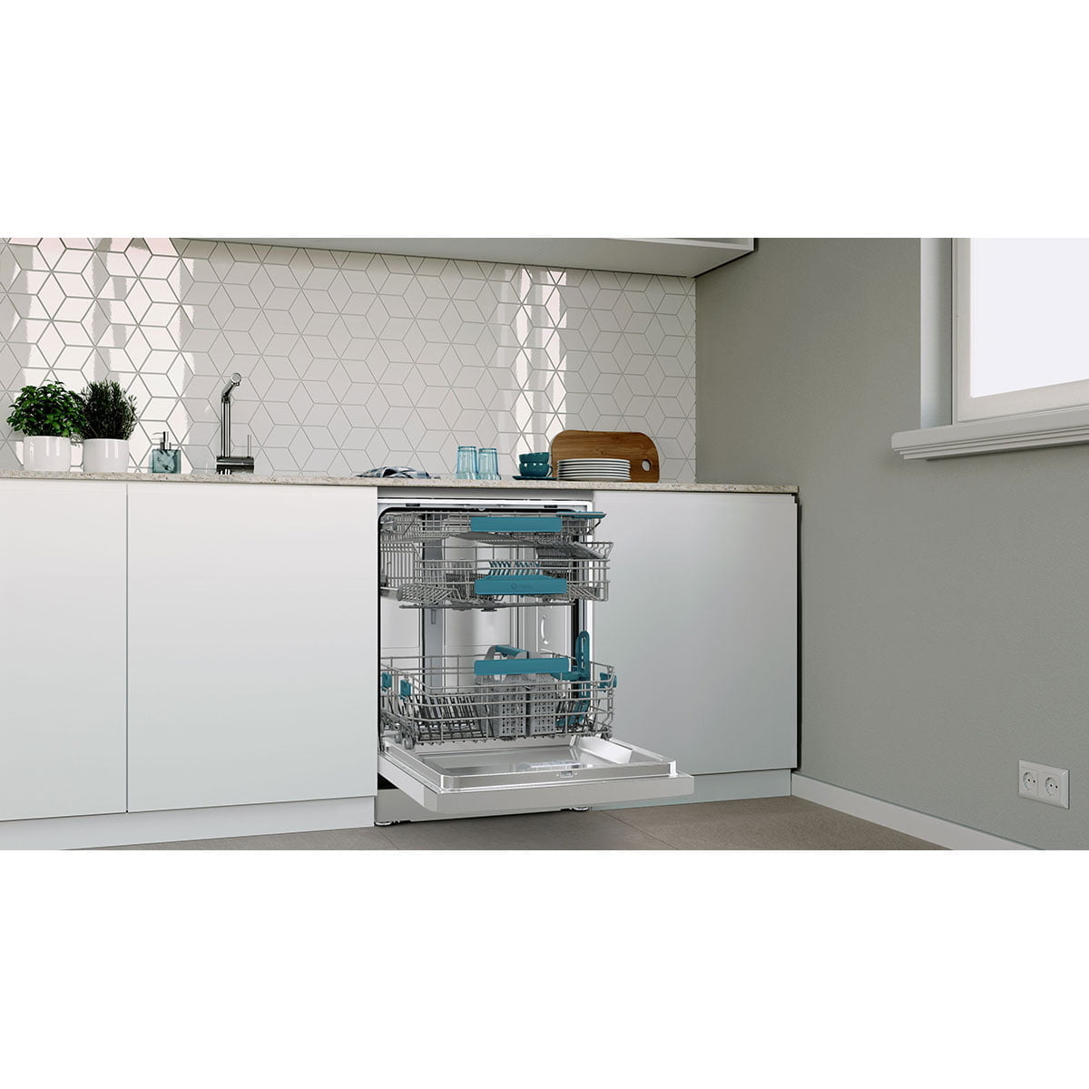 Lavavajillas BALAY 3VS6662IA, Clase B, 3ªCesta Flex, Acero Inox, 13 Servicios - Imagen 3