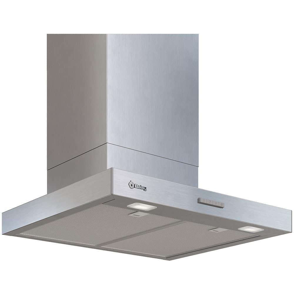 Campana BALAY 3BC864MXD, Clase C, Acero Inox, 60 cm, Pared, Aspiración 400 m3/h Decorativa.