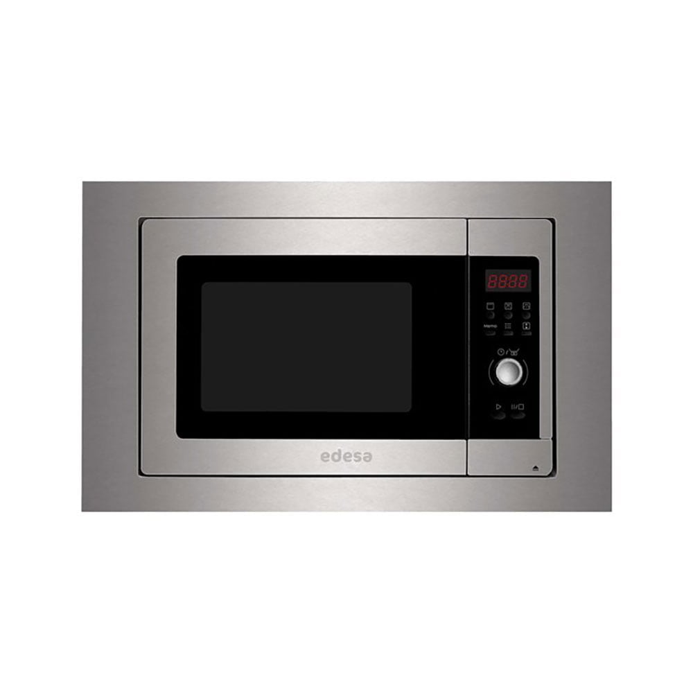 Microondas EDESA EMW2020IX, 60x35 cm, Acero Inoxidable, Integrable, 20 l.