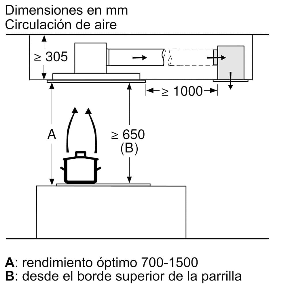 Campana BALAY 3BE297RW, 90 cm, Blanco, Clase A, de Techo - Imagen 5