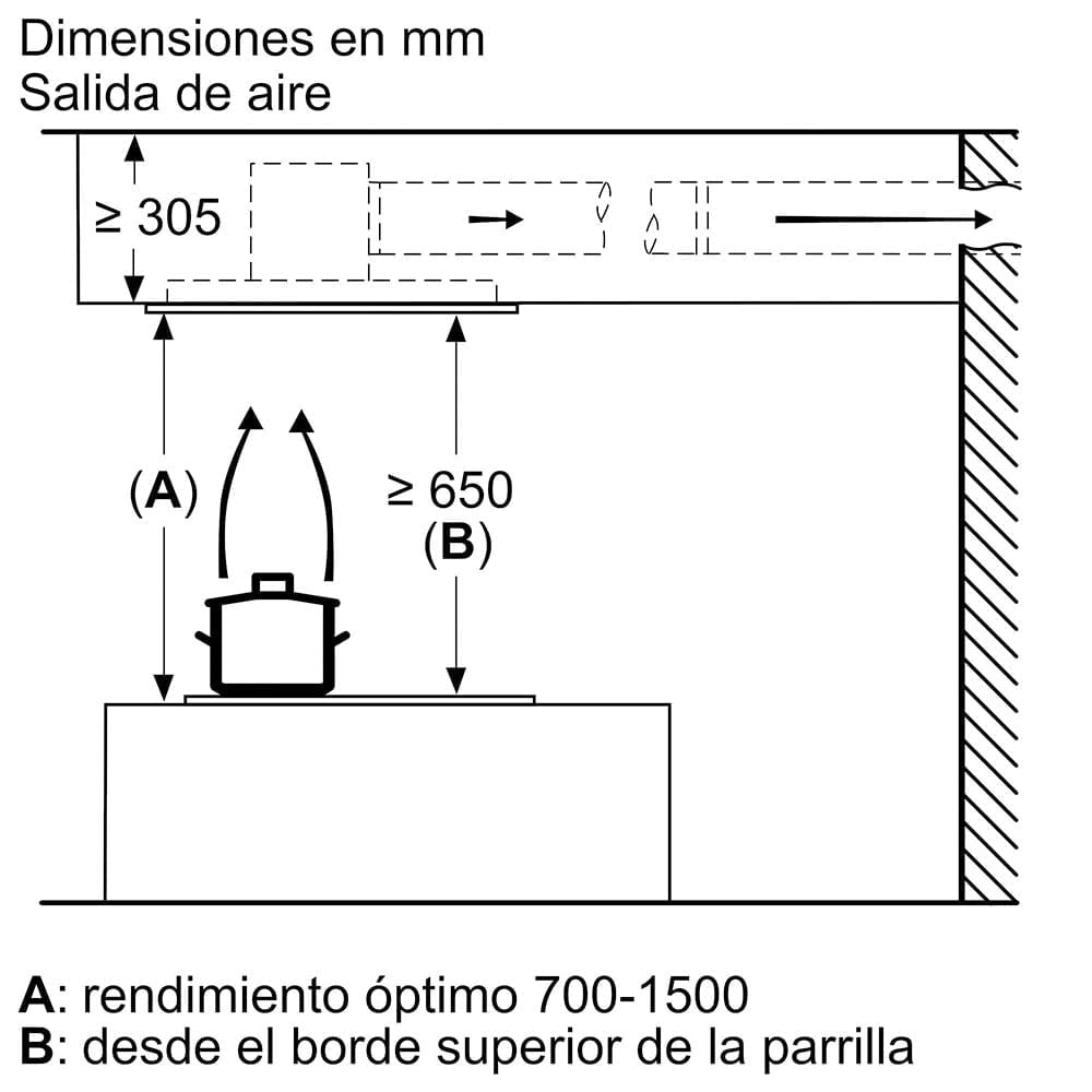 Campana BALAY 3BE297RW, 90 cm, Blanco, Clase A, de Techo - Imagen 7
