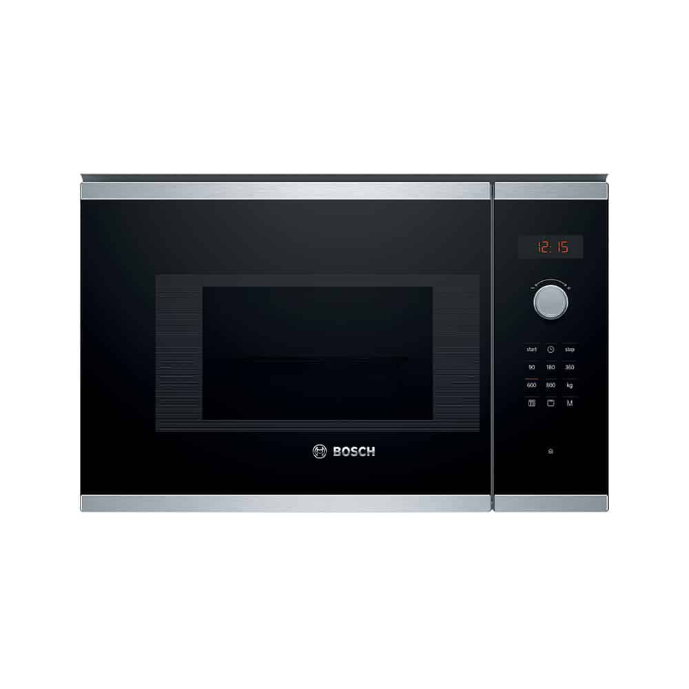 Microondas BOSCH BEL523MS0, 60x38 cm, Acero Inox, Integrable, 20 l.