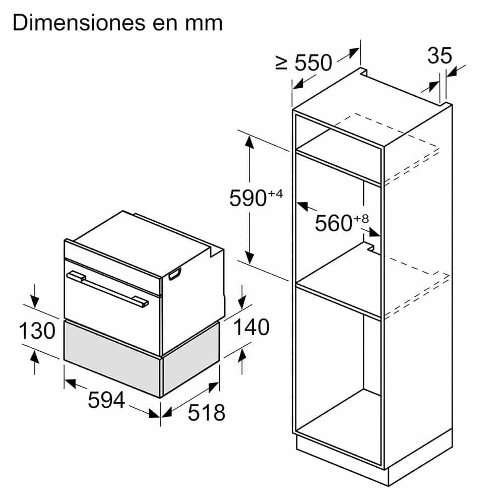 Módulo de calentamiento Bosch BIC7101B1 Serie 8 Negro - Imagen 5