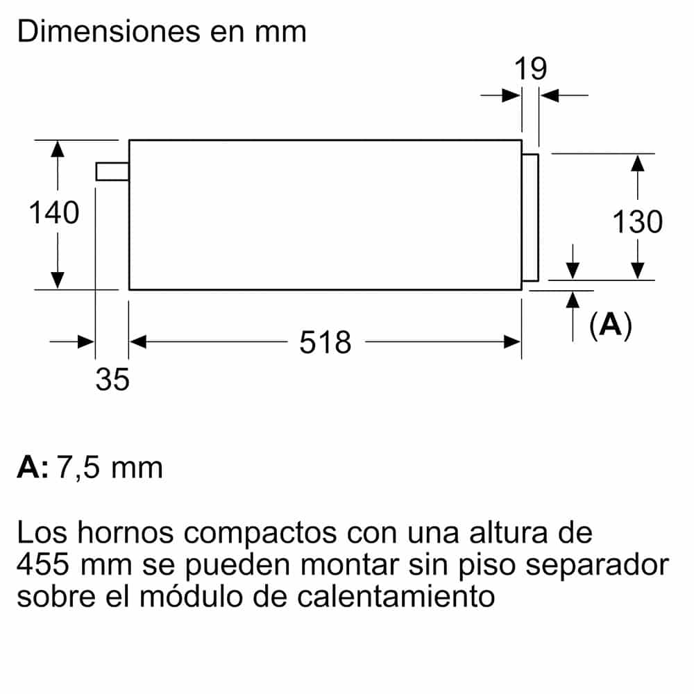 Módulo de calentamiento Bosch BIC7101B1 Serie 8 Negro - Imagen 6