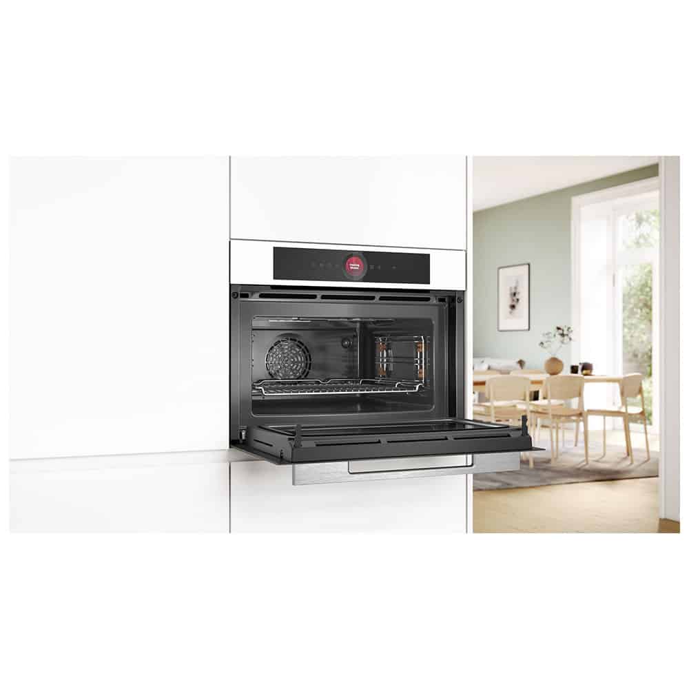 Horno compacto con microondas Bosch, CMG7241W1, 60 x 45cm - Imagen 3