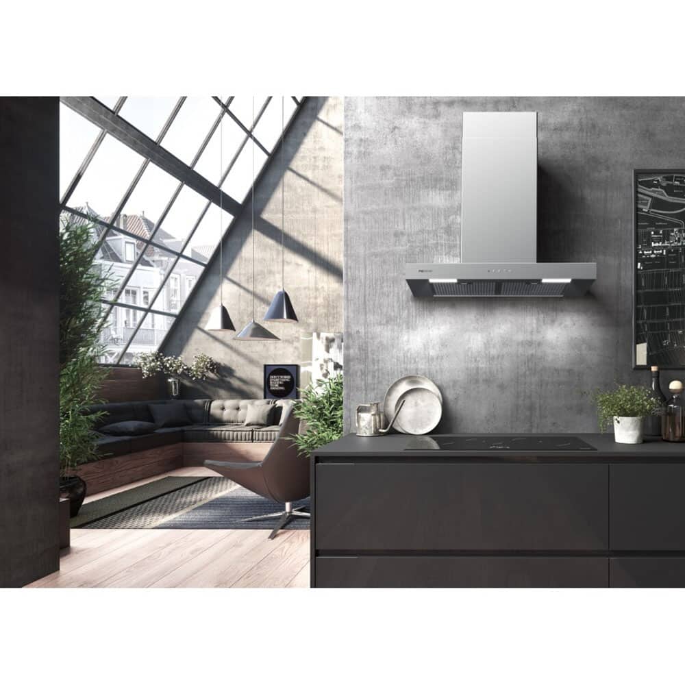 Campana MEPAMSA Stilo Neo, 70 cm, Acero Inox, Clase B, Decorativa - Imagen 2