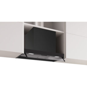 Campana BOSCH DBB65CC60, 60 cm, Cristal Negro Mate, Clase B, Integrable, 582 m³/h.