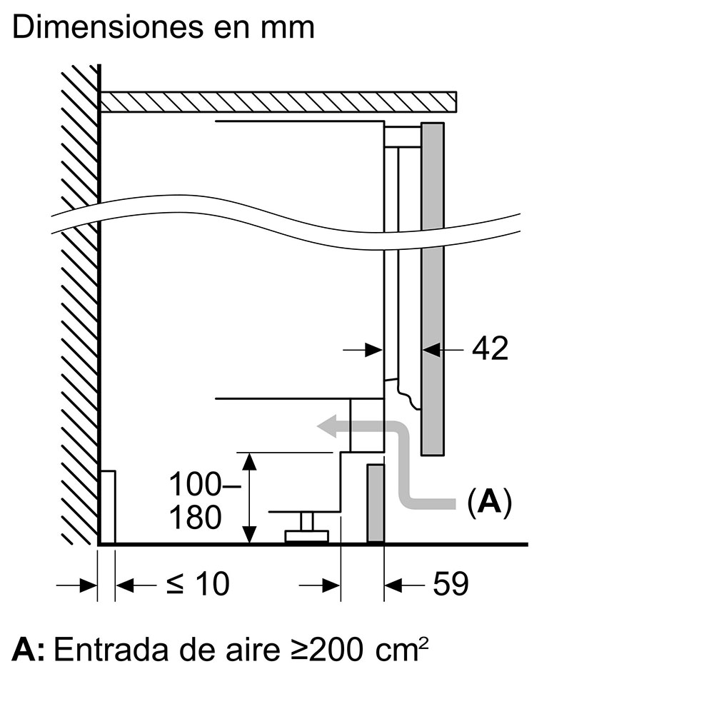 Frigorifico Bosch KUL22VFD0,  Clase D, 81.5x59.5 cm, Bajo encimera, Integrable. - Imagen 5