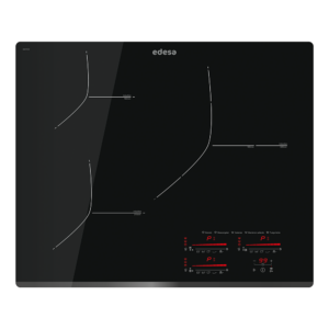 Placa EDESA EIMS 6332 B, 60 cm, Negro, Inducción ,Ref.  922272040