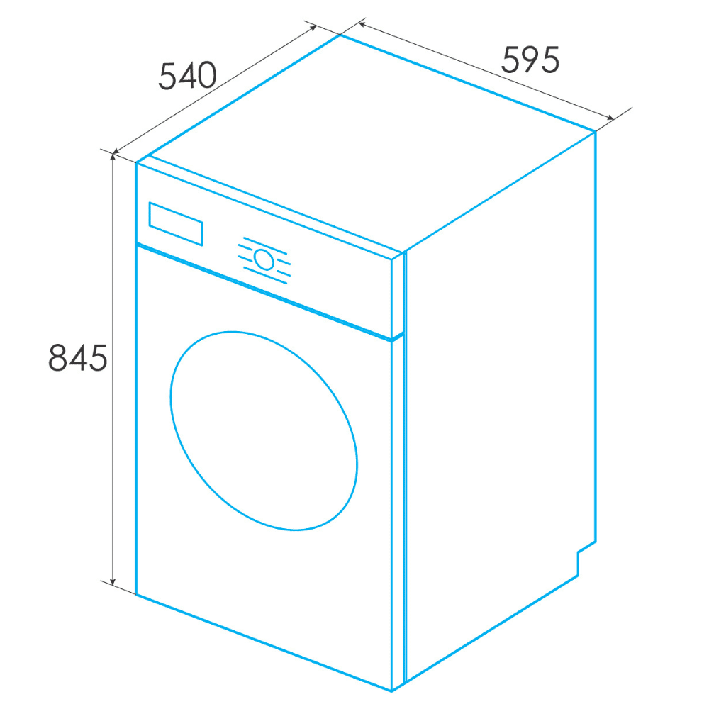 Secadora EDESA ESP-7150 WH, Clase D, Blanco, 7 Kilos, Bomba de calor, 16 Programas, Cod. 936270490 - Imagen 2