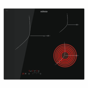 Placa EDESA EVT6328R, Vitrocerámica 60 cm 3 Fuegos