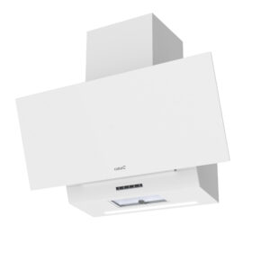 Campana Decorativa CATA THALASSA 900 GWH, 90 cm, Cristal Blanco, 811m3/h Clase A, Ref. 02039106.