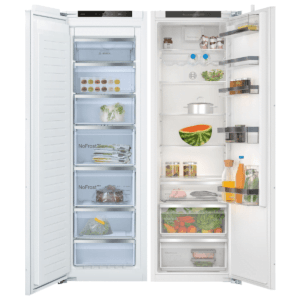 Pack Bosch frigorífico y congelador Integrable: Frigorífico KIR81ADD0 y Congelador GIN81ACE0