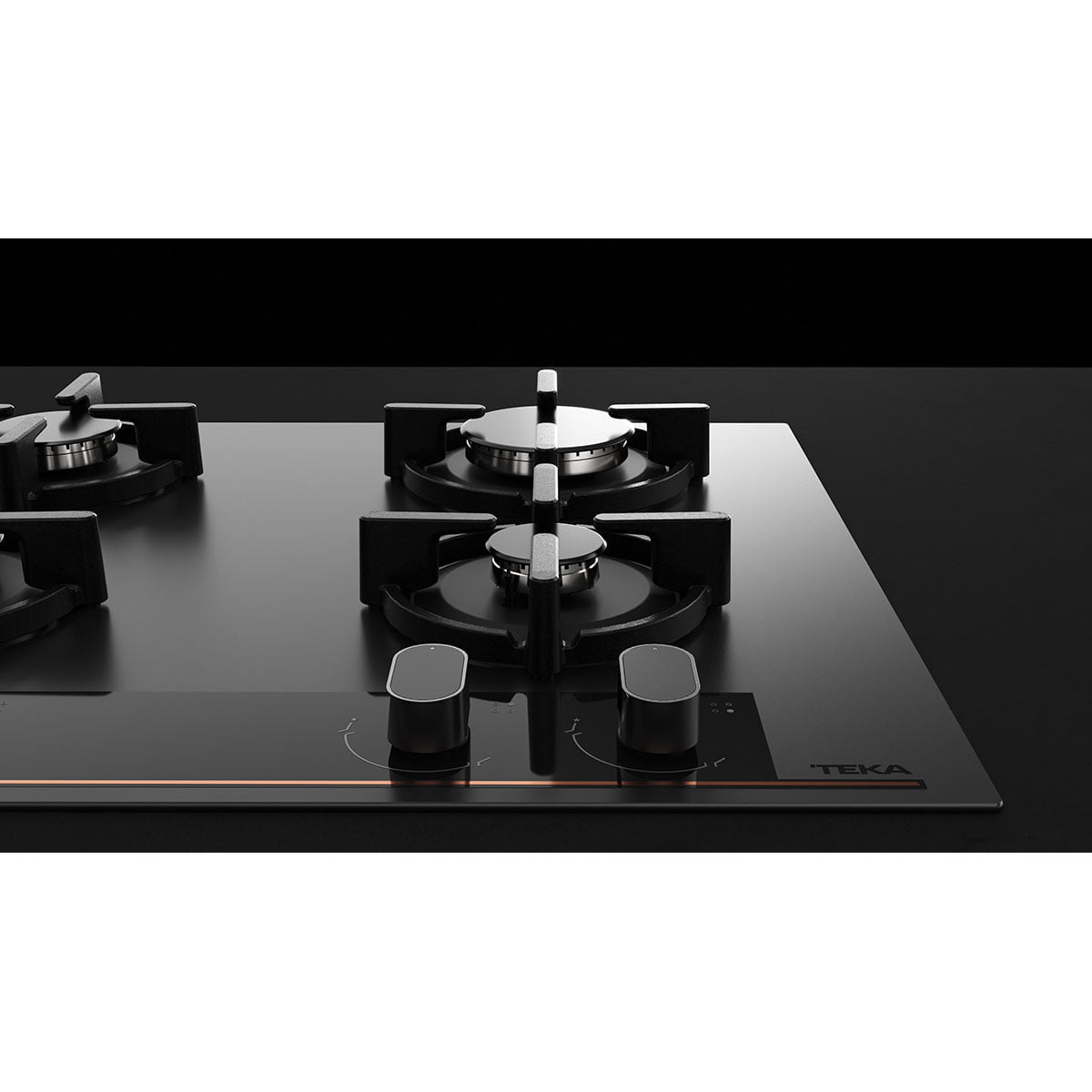 Placa de Gas TEKA GBC64 INFINITY G1, 60cm, Negro, Ref. 112570208. - Imagen 4