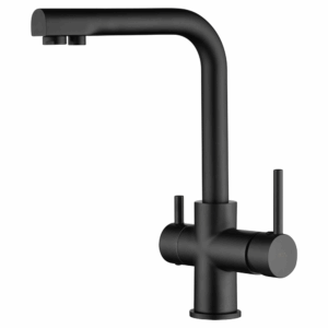 Grifo Cocina IMEX GOS004NG Marsella, Osmosis, Negro Mate.
