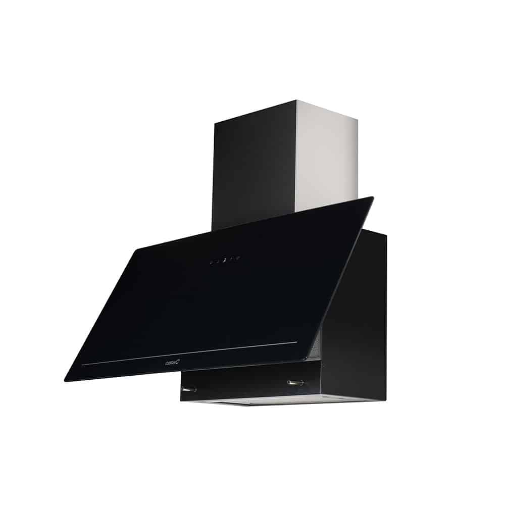 Campana CATA GOYA 90 BK CATA&ROCA, 90 cm, Cristal Negro, Clase A+++ Decorativa, 825m3/h, Ref. 02129404. - Imagen 2