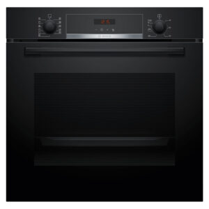 Horno Bosch HBA574BB3, Serie 4, Negro, Pirolítico y Asistente de Limpieza con Agua, Clase A+, 71 l.