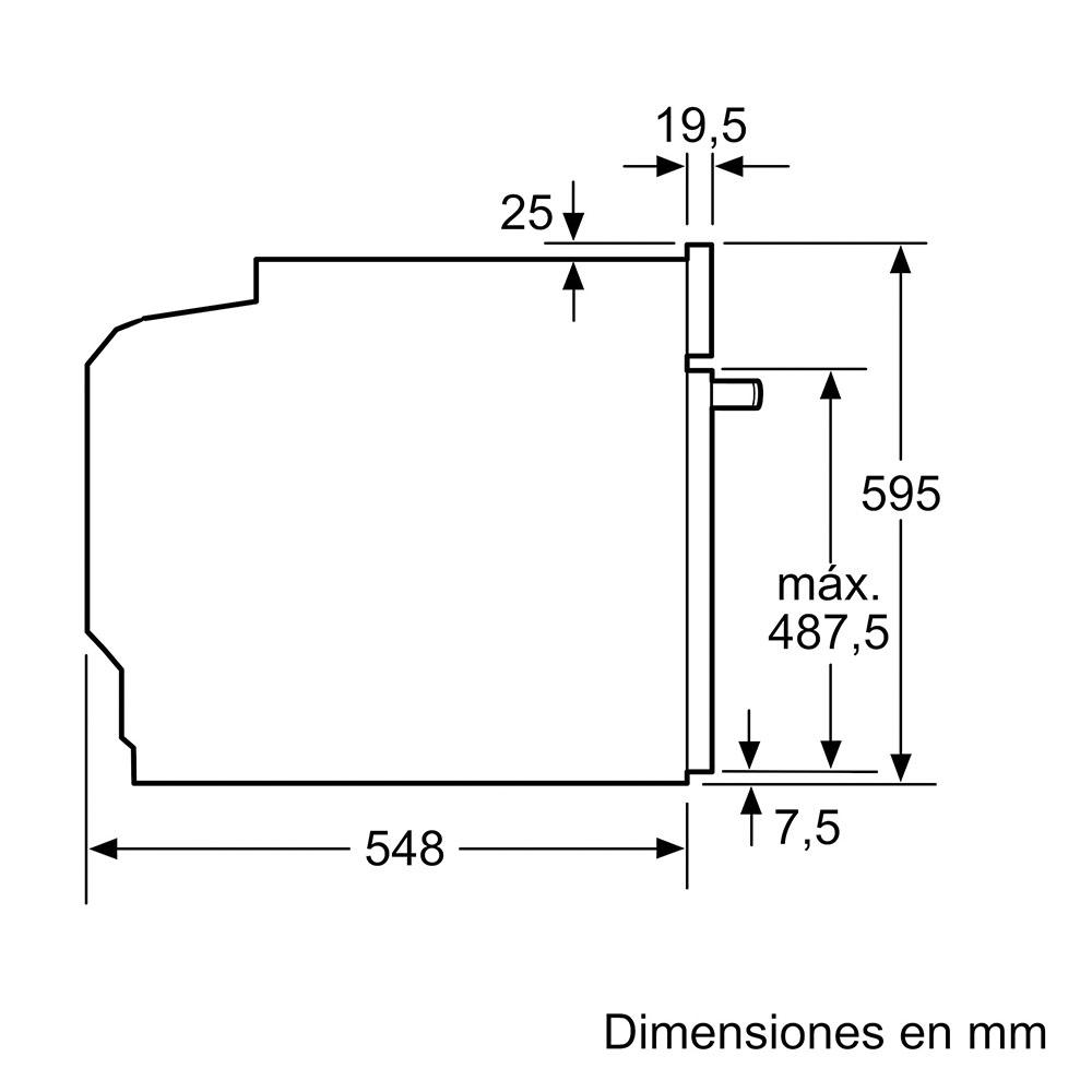 Horno Bosch HBG578ES7 Serie 6, 60 x 60 cm, Acero Inox, Pirolítico, Modo Air Fry, Clase A+, 71 l. - Imagen 4