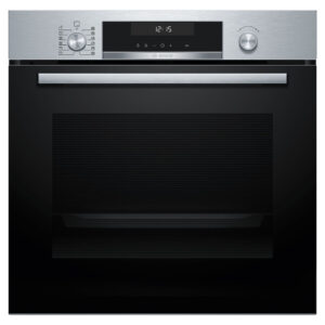 Horno Bosch HBG578ES3, Serie 6, Acero Inox, Pirolítico y Asistente Limpieza con Agua, Función Air Fry, Clase A+, 71 l.