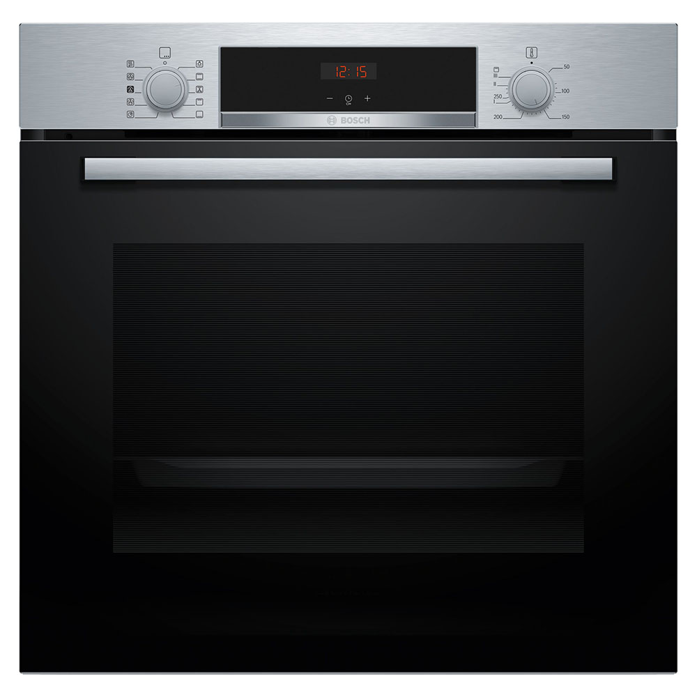 Horno Bosch HQA514ES3, Serie 4, 60 x 60 cm, Acero Inox, Con Vapor Añadido, Asistente de limpieza con agua, Clase A+, 71 l.