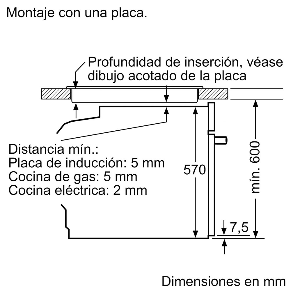 Horno Bosch HQA514ES3, Serie 4, 60 x 60 cm, Acero Inox, Con Vapor Añadido, Asistente de limpieza con agua, Clase A+, 71 l. - Imagen 5