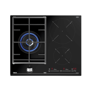 Placa TEKA JZC63312 ABN, 60 cm, Negro, Inducción+Gas