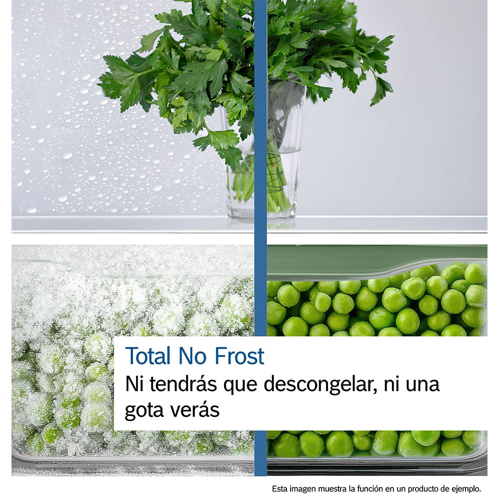 Frigorífico Americano Bosch KAD93AIDP, Clase D, Acero Antihuellas, 178.7x90.8 cm, Multipuerta con dispensador, XXL. - Imagen 3