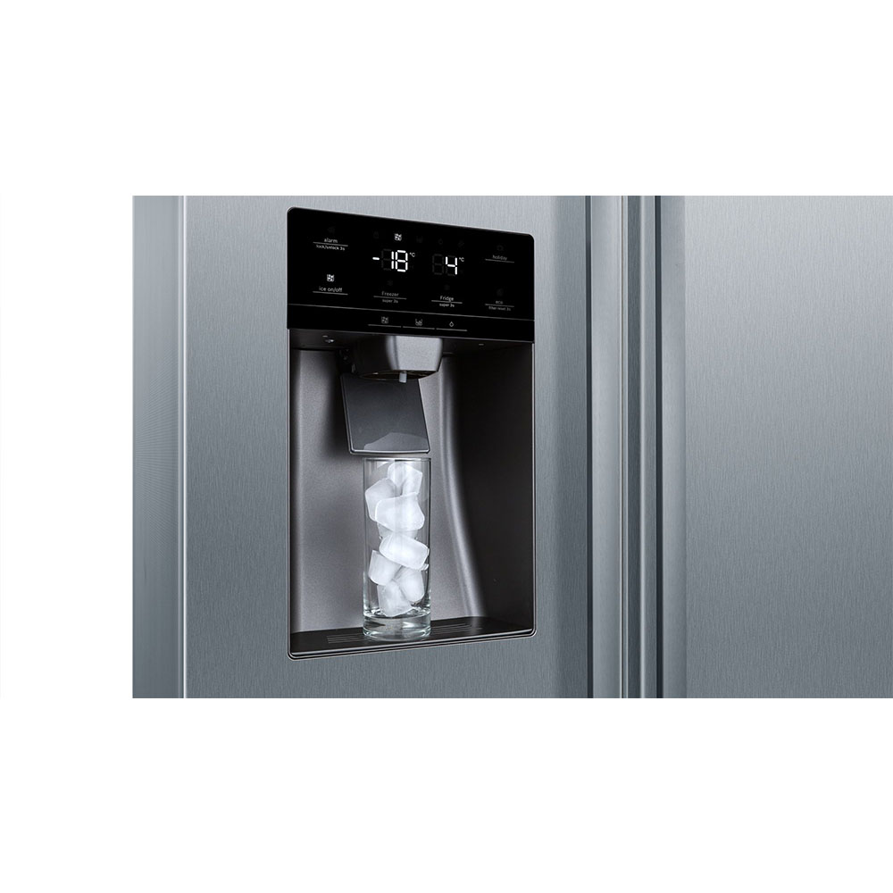 Frigorífico Americano Bosch KAD93AIDP, Clase D, Acero Antihuellas, 178.7x90.8 cm, Multipuerta con dispensador, XXL. - Imagen 6