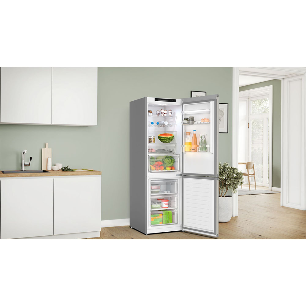 Frigorífico BOSCH KGN362ICF, Clase C, Acero Inox, 186 x 60 cm, Total NoFrost - Imagen 12