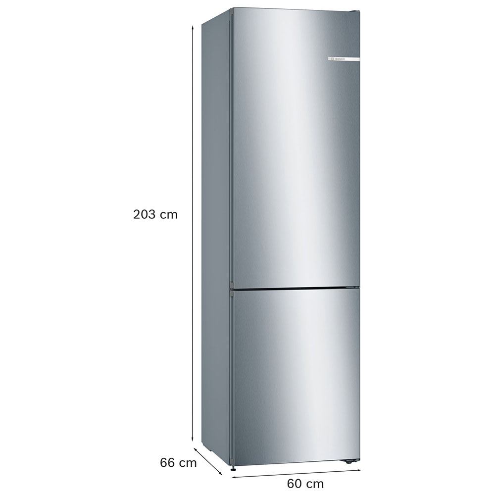 Frigorífico BOSCH, KGN39VIDB, Clase D, Acero 203x60 cm NoFrost - Imagen 2