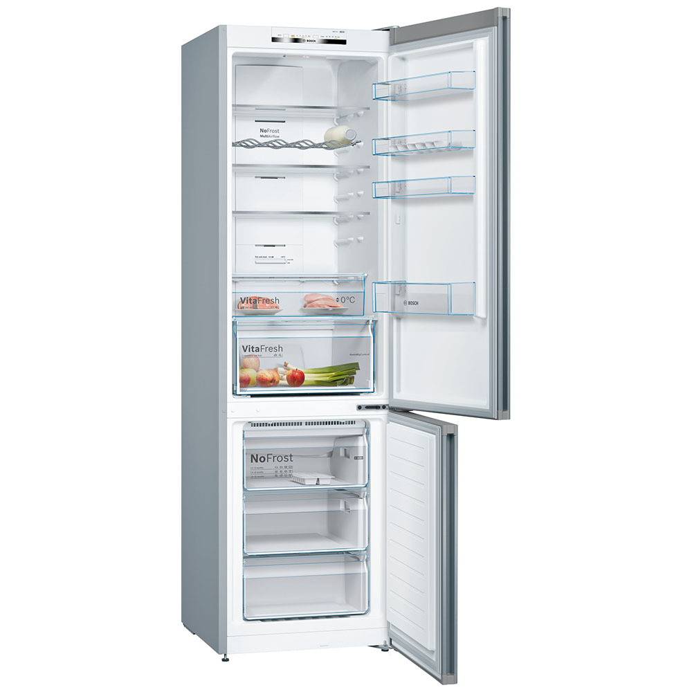 Frigorífico BOSCH KGN39VIEB, Combi, Clase E, Acero Inox. Antihuellas, 203x60 cm. - Imagen 2